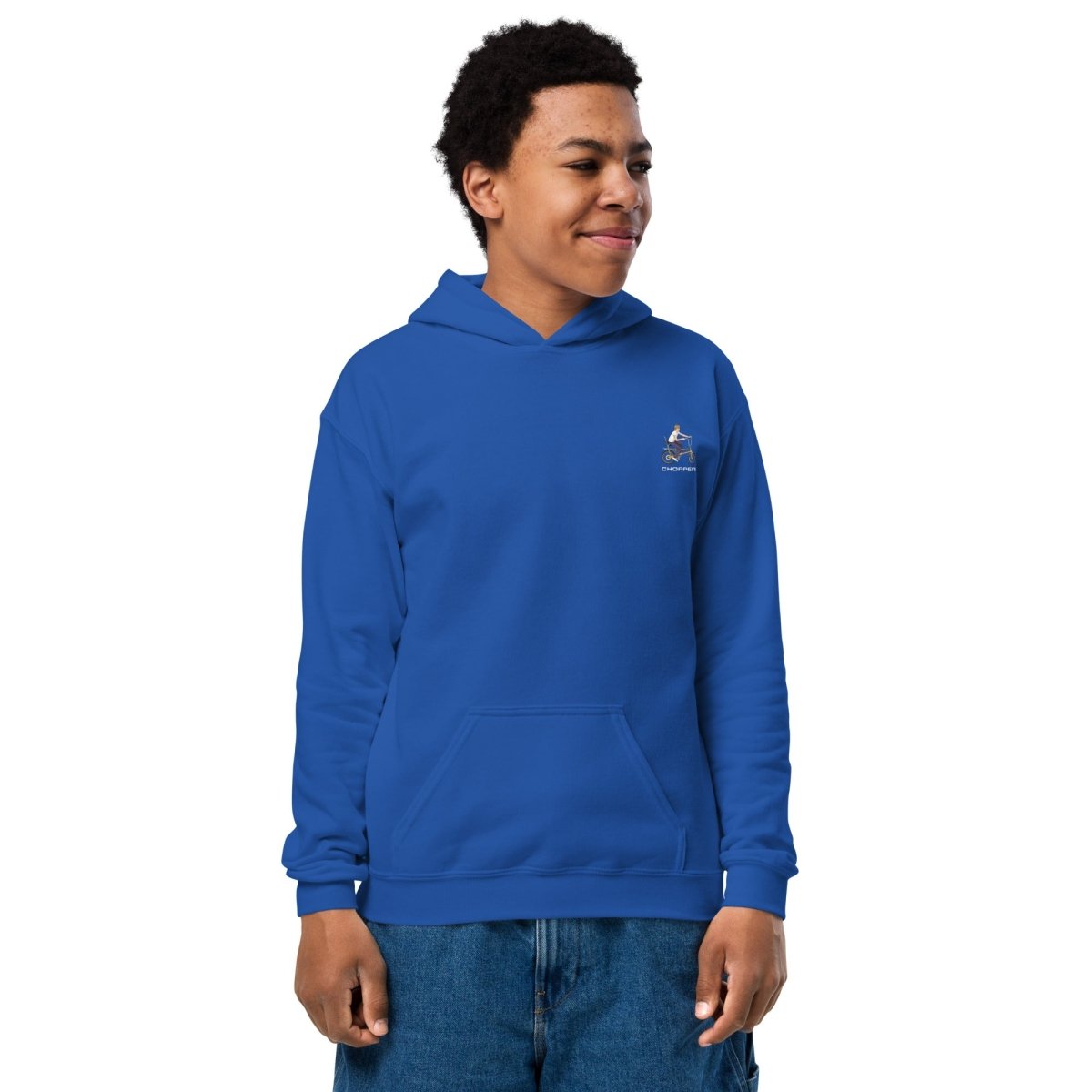 Chopper "75" Youth Heavy Blend Hoodie(Dark Colours) - Chinchilla Choons